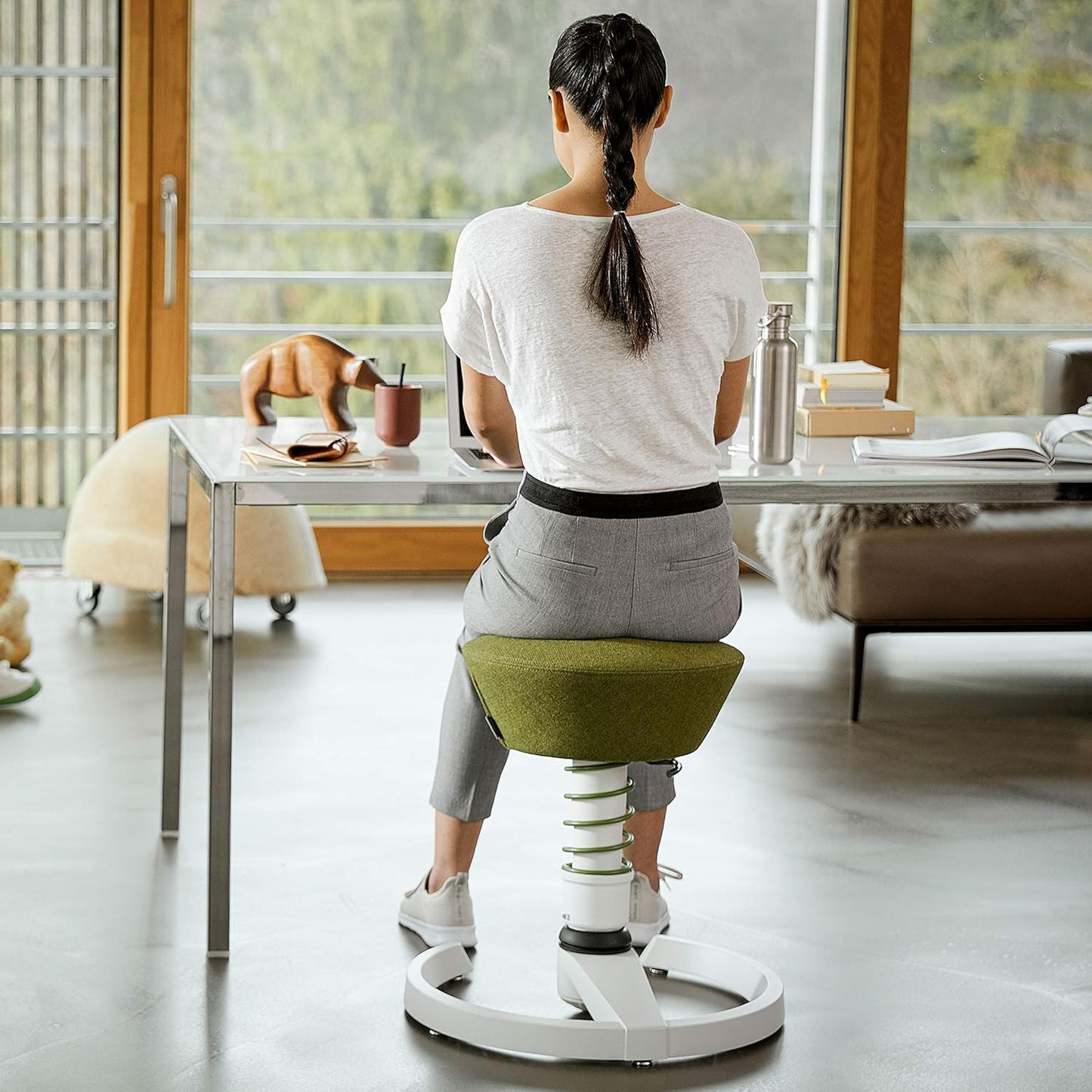 Aeris Swopper Ergonomic Stool – Dynamic Office Chair for a Healthy Back